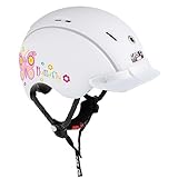 Casco Kinder Helm Mini Generation, Schmetterling-Weiß, 44-50 cm, 16.04.2335.XS