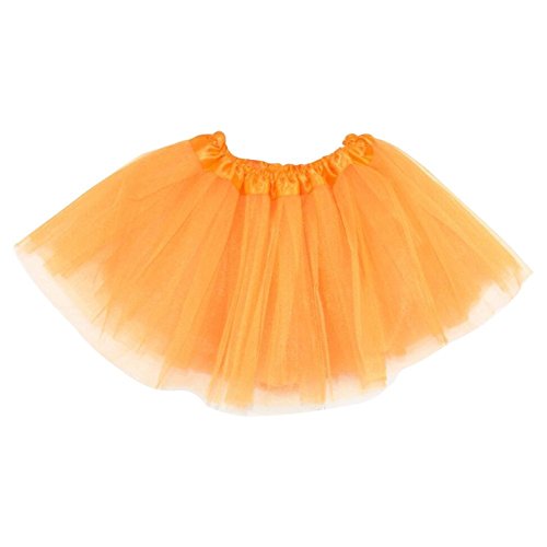 SPORTIA チュチュスカート 3重チュール カラフルパニエ レディース 13カラー オレンジ
