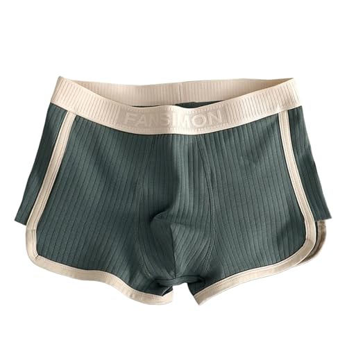 Men's Boxer Briefs, Moisture Wicking & Breathable Underwear, No Riding Up Boxer Briefs with Comfort Waistband