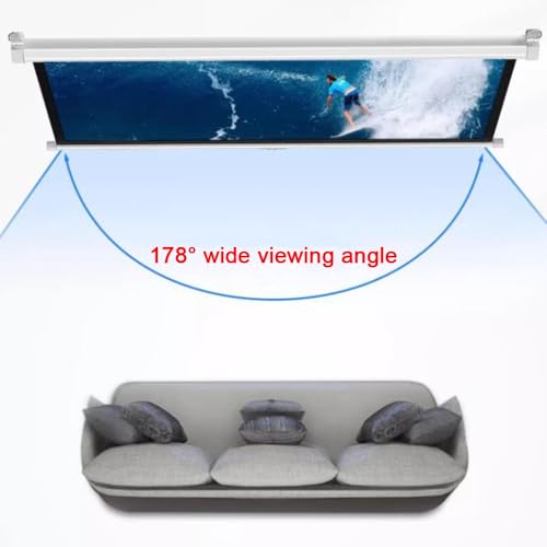 Pantalla de proyector manual 60 pulgadas 16:9 miniatura 4