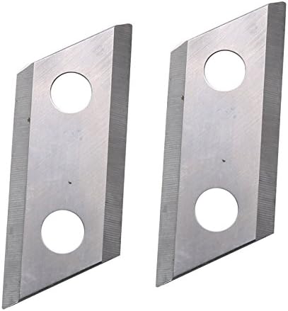 2pcs Garden Shredder Chipper Blades Cutters Kit 2 Hole Metal Garden Cut Blades Tools Set