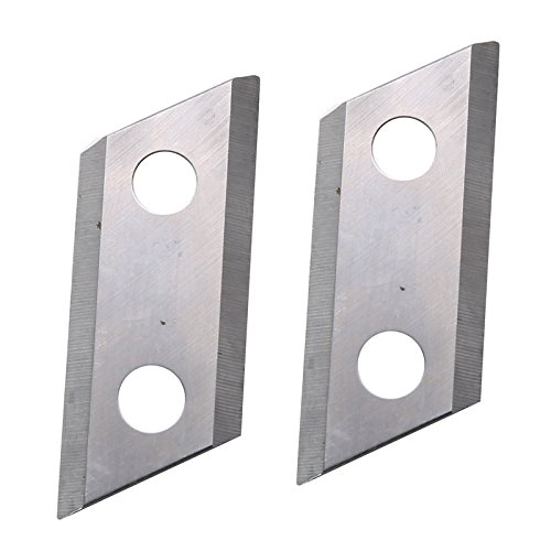 2pcs Garden Shredder Chipper Blades Cutters Kit 2 Hole Metal Garden Cut Blades Tools Set - Thumbnail 2