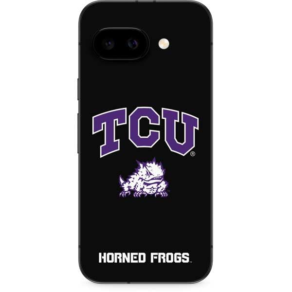 Skinit Decal Phone Skin Compatible with Google Pixel 9a - Officially Licensed Texas Christian University TCU Horned Frogs Logo Design