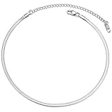 PROSTEEL Herringbone Flat Snake Chain Choker Trendy Neckalces Jewelry Stainless Steel Necklace for...