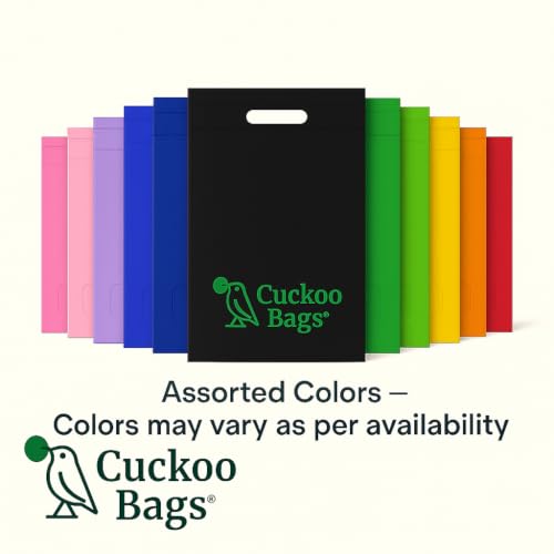 Image of Cuckoo Bags D‑Cut Cloth Shopping Bag, Gift Bag, Grocery Bags, Jewellery Bags /Medium Accessories /Cosmetics Bag Assorted Colors (Colors May Vary as per Availability)