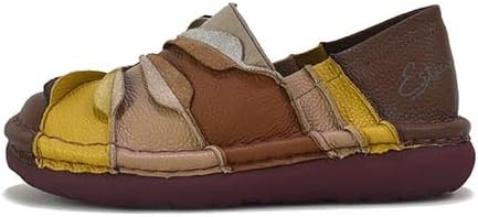 エスタシオン Estacion 革 大きな花びらモチーフ カジュアルシューズ