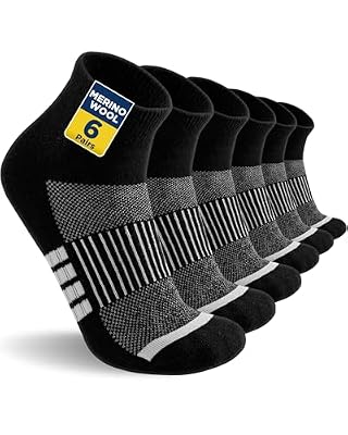 Niofind Calcetines Quarter Trekking Merino, 6 Pares, Acolchados | Ya disponible en tu tienda friki favorita! En mundofriki.es! Niofind Calcetines Quarter Trekking Merino, 6 Pares, Acolchados | Ya disponible en tu tienda friki favorita! En mundofriki.es!