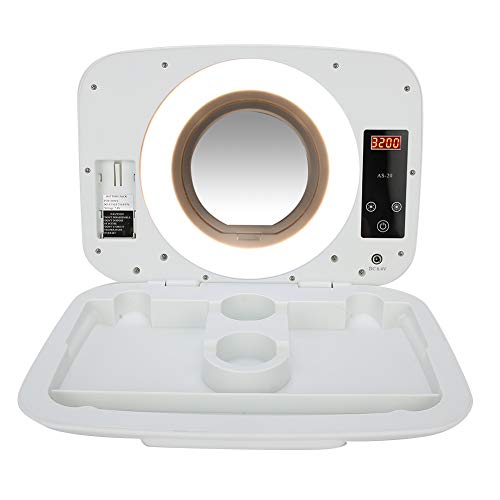 Porfessional Makeup Ring Licht Spiegel Box, Selfie Dimmbare Live-Streaming Ring Licht Kamera Lampe Kit für Live-Stream, Make-up, Foto, Fotografie,