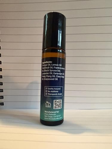 Image of Stress Relief Essential Oil Roll On - Calming Essential Oils Blend for Relaxation & Wellness Rituals - Aromatherapy Roller, Destress Gifts for Women & Men by Fiora Naturals
