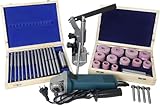 Rahish Tools Valve Seat Re Storation Grinder Complete Kit Sioux Style Includes HSG Grinder 220 v 50 Hz, 2X Stone Holder Sioux, Grinding Wheels Set 36 Pcs, Stone Dresser, 5X Diamond Dresser