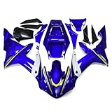 STLPRO Blue White Silver Injection Full Fairings Fit for Yamaha YZF-R1 2002 2003 YZF-1000 R1 02 03 ABS Plastic Motorcycle Bodywork
