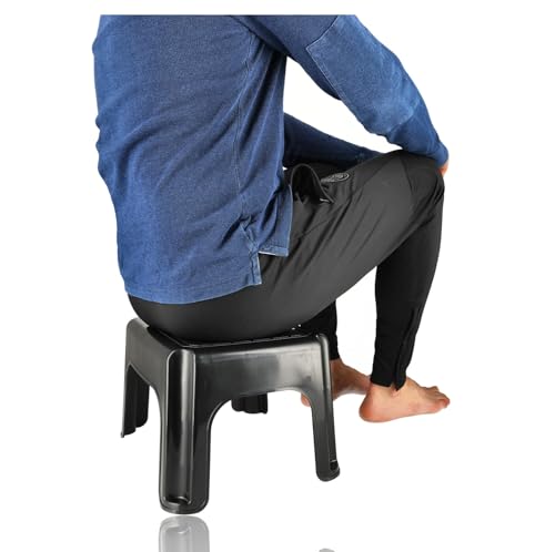 Taburete de plástico para cocina y ducha con base antideslizante de 38x29x24 cm 5