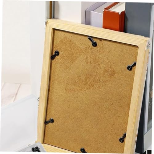 Image of Angoily 100pcs Photo Frame Hardware Clips Backing Clips Screws for Easy Hanging of Pictures Frames Mirrors Artwork for Styles