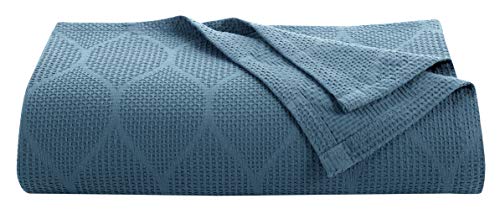 Maura Thin Summer Blankets Cotton Decorative Thermal Blanket, Sateen Jacquard Design. Breathable, Cozy Blanket And Perfect For Layering Any Bed. Twin Size 66”X 90” #TOP7