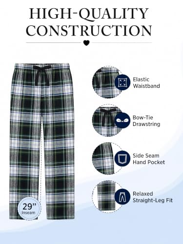 Image of Ashford & Brooks Women's Super Soft Flannel Plaid Pajama Sleep Pants
