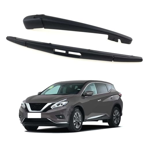 PAPEP Juego Completo de Recambio para Limpiaparabrisas Trasero para Nissan Murano 2014-2019 OE: 28781-5AL0A/28781 5AL0A/287815AL0A, Kit Incluye 1 Brazo + 1 Láminas/Escobillas