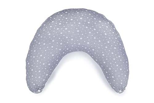 Ceba Baby® Cojín de lactancia – Cojín de maternidad – 100% algodón – Cojín de apoyo para bebés – nido de bebé – Ardilla ergonómica de lactancia – Cojín cervical – 150 cm – Öko-Tex Standard 100 – - imagen 4