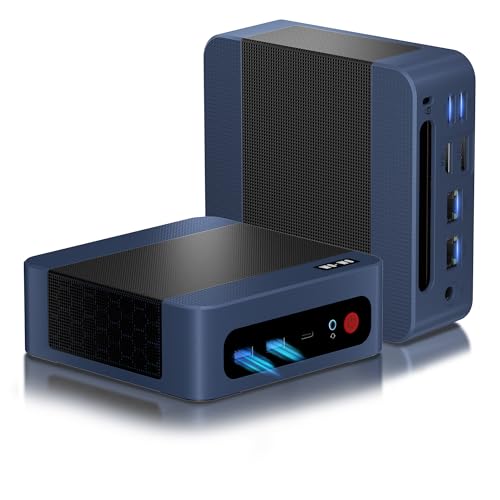 Image of wo-we P8 Mini PC AMD Ryzen 5 7640HS(Upgraded 6600H /6800H,up to 5.0GHz) 32GB DDR5 1TB PCIe4.0 Mini Desktop Computer, USB4 8K,Triple Display, Dual 2.5G LAN WIFI6E /BT5.2 /HDMI /DP /AMD Radeon 760M Gaming PC