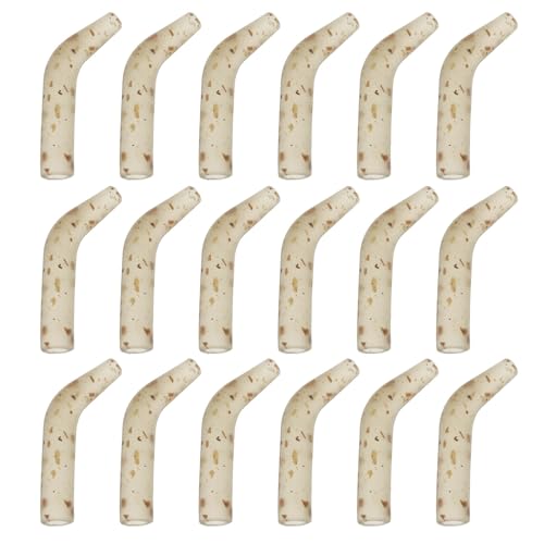 eMagTech 5pcs0 Aligneurs de Montage de Grande Taille (14mm) Camouflage Vert pour La Pêche à La Carpe.