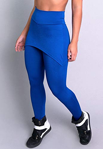 Calça Legging Suplex Saia Tapa Bumbum Cintura Alta