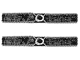 Taille : longueur totale : 25,19 pouces (64 cm). Largeur : 1,77 pouces (4,5 cm). Ajustement du tour de taille : 23,62