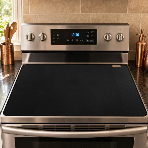 Thaktive Glass Stove Top Cover Kitchen Countertop Protector Mat 30 x 21