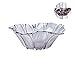 Produktbild Obstschalen Aus Glasmaterial FüR Die KüChe, Obst/GemüSe/Glasteller, Innovatives Blumendesign,Silver-S