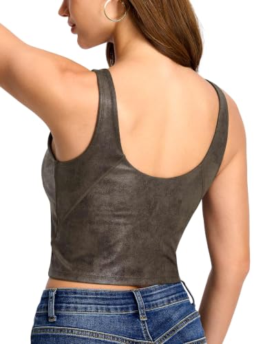 Image of THE GYM PEOPLE Womens' Sports Bra Longline Wirefree Padded with Medium Support