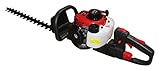 Sistema anti-vibración Bricoferr BFP0280 Cortasetos a Gasolina, Rojo y Negro