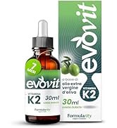 EVOVIT VITAMINE K2-7 mois de conservation - Dans de l'huile d'olive vierge italienne extra, pressée à froid, naturelle...