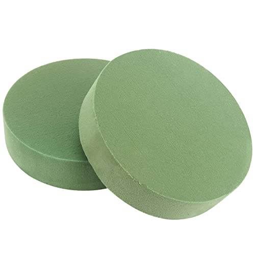 JEUIHAU 10 Pcs 16.5cm / 6.5 inch Round Floral Foam Block - Image 4
