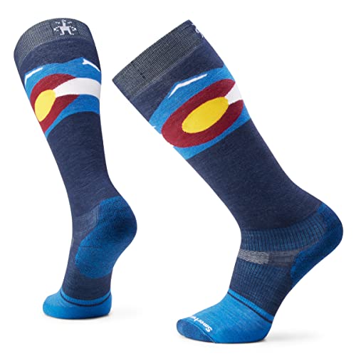 Smartwool Snowboard Colorado Targeted Cushion Merino Wool Over The Calf Socks For Men and Women