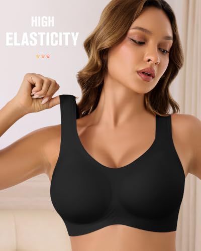 Image of BESTENA Sports Bras for Women, Seamless Comfort Yoga Bra Removable Pads