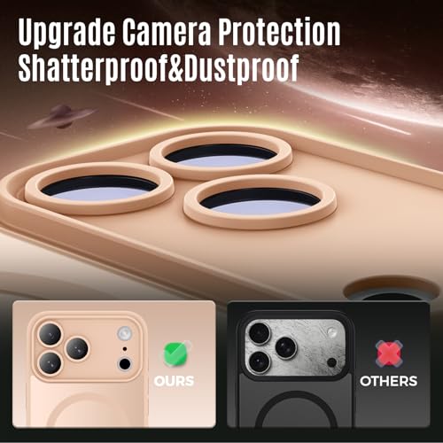 Image of Symcele Designed for iPhone 17 Pro Max Case,Light Brown