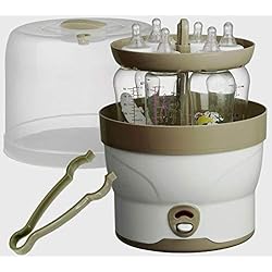 Vaporizador De Biberones Esterilizador de biberones, para 6 biberones, vaporizador, esterilizador de vapor