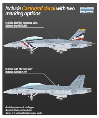 F/A-18F VFA-2 Bounty Hunters Academy 492567 modèle réduit US Navy 1/72