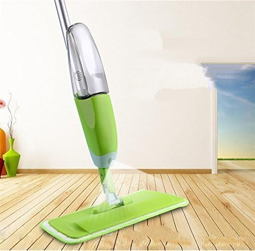 Image of Spray Mop for Floor Cleaning with Water Spray 360 Rotating Head Microfiber Washable Pad Flat Mop for Tiles Marble Wooden Floors