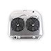OHOB-COOL 4 Row High Performance Full Aluminum Radiator with Shroud Fan for 1966-1979 Ford F100 F150 F250 F350 Pickup Ranger Bronco