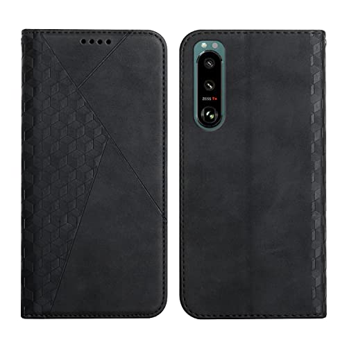 KOUYI Coque pour Sony Xperia 5 III, Premium Flip Housse Étui Protection Rabat Clapet Portefeuille Phone Cover Magnétique [Porte Cartes] Antichoc Béquille...