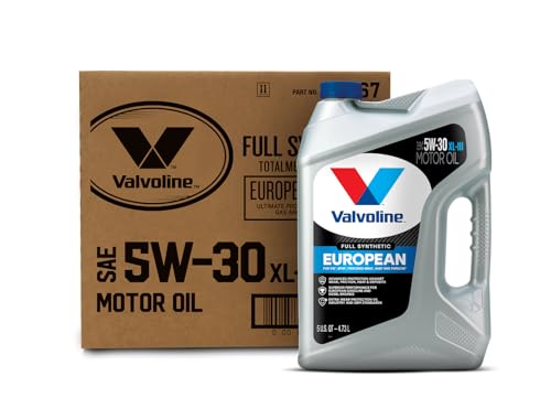 Image of Valvoline European Vehicle Full Synthetic XL-III SAE 5W-30 Motor Oil 5 QT, Case of 3