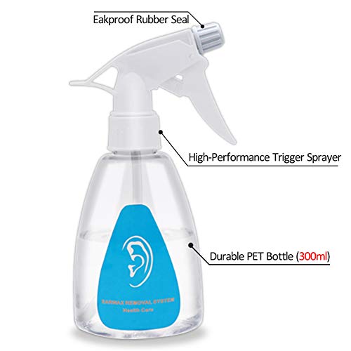Earwax Removal Kit, Angela&Alex Ear Wax Cleaning Tool Including Ear Spray Bottle Bulb Syringe Ear Pick Kits for Cleaning and Flushing