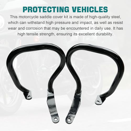 Guardas para alforjas traseras para Harley Softail Low Rider miniatura 5