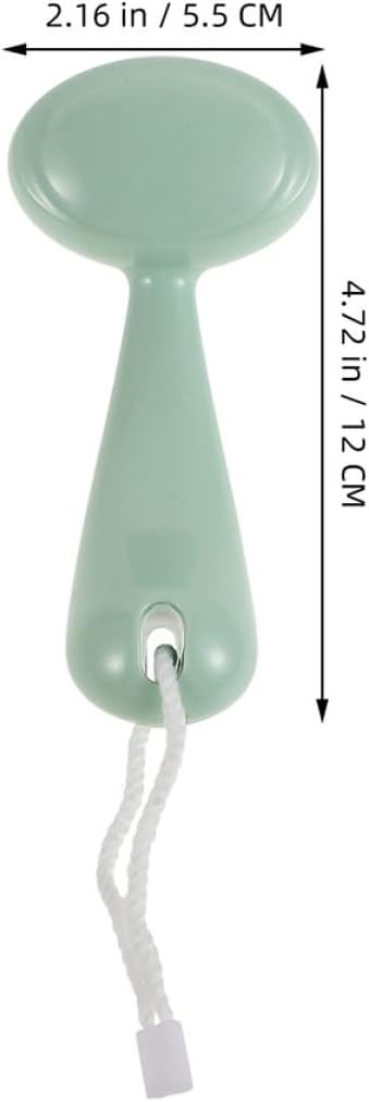 BESTYASH 2pcs Manual Facial Cleansing Brush Soft Bristles Exfoliator Scrubber with Long Handle for Deep Pore Cleansing and Blackhead Removal, Suitable for Sensitive Skin Care at Home