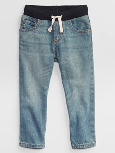 Gap Baby Boys Pull-On Slim Jeans, Medium Wash, 3-6 Months Us #TOP1