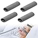 Fundas de correa CPAP universal almohadillas faciales CPAP almohadillas de confort para correa de 4 piezas (Gris)