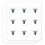 Howard University Bison Primary Logo Heart Shaped Planner Calendar