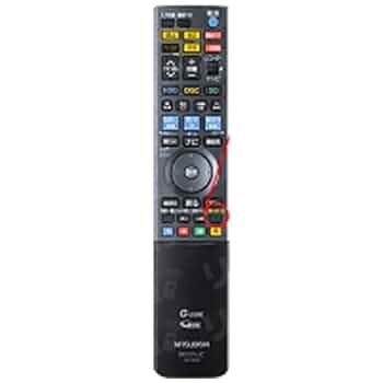 完動品 MITSUBISHI RM18001 三菱 リモコン RM18001｜三菱純正パーツ BDレコーダー用リモコン RM18001