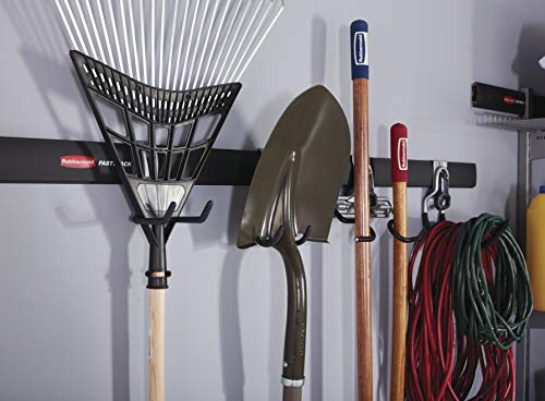 Gancho multiuso Fasttrack Rubbermaid, comporta até 23 kg