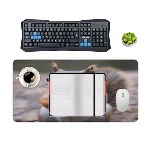 Cute Squirrel Pad para Mouse Grande 60x30 cm miniatura 4