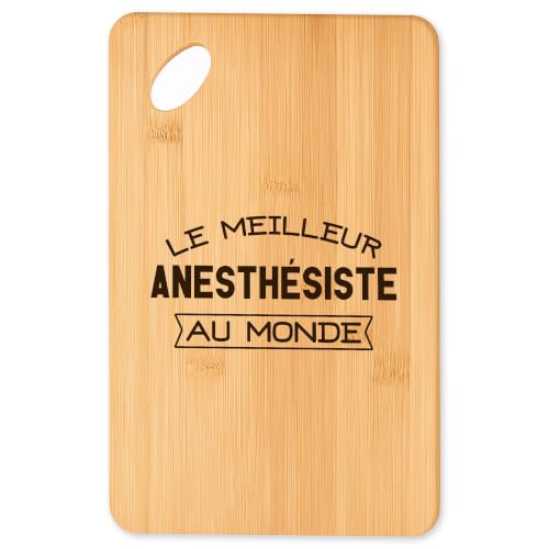 Planche à découper anesthésiste cadeau original plateau apéro - 2